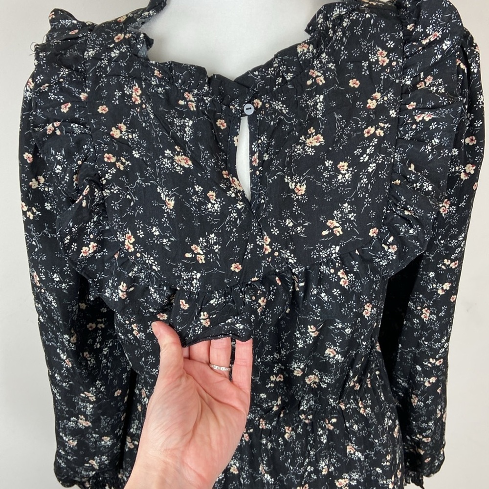 Baltic Born Black Floral Midi Dress - Picture 3 of 14